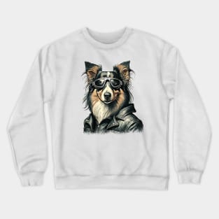 Australian Border Collies are so cool Crewneck Sweatshirt